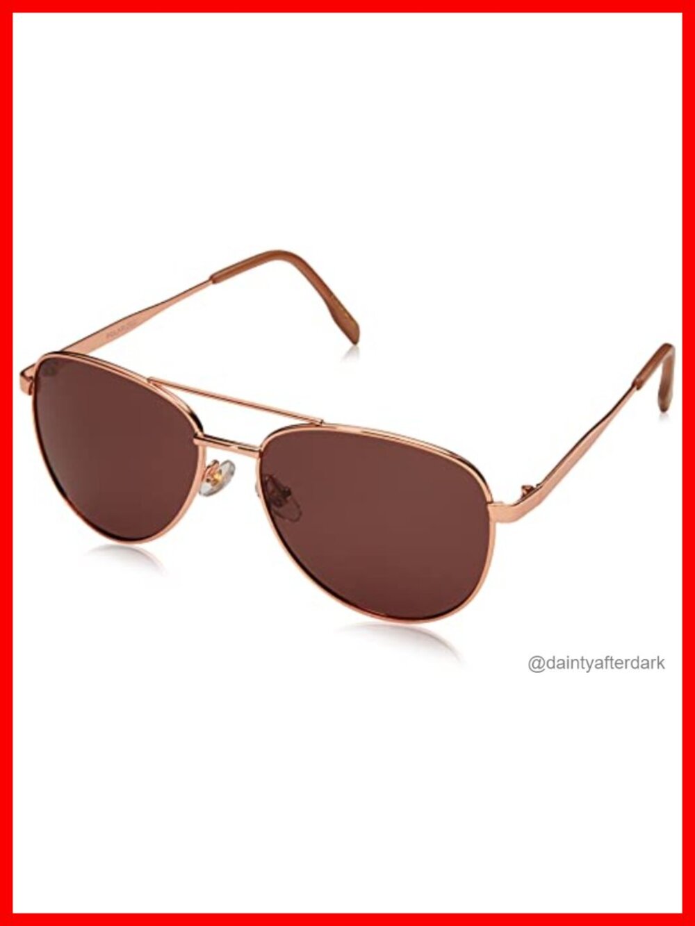 Women's Aviator Polarized Sunglasses UV Protection Metal Full-Frame